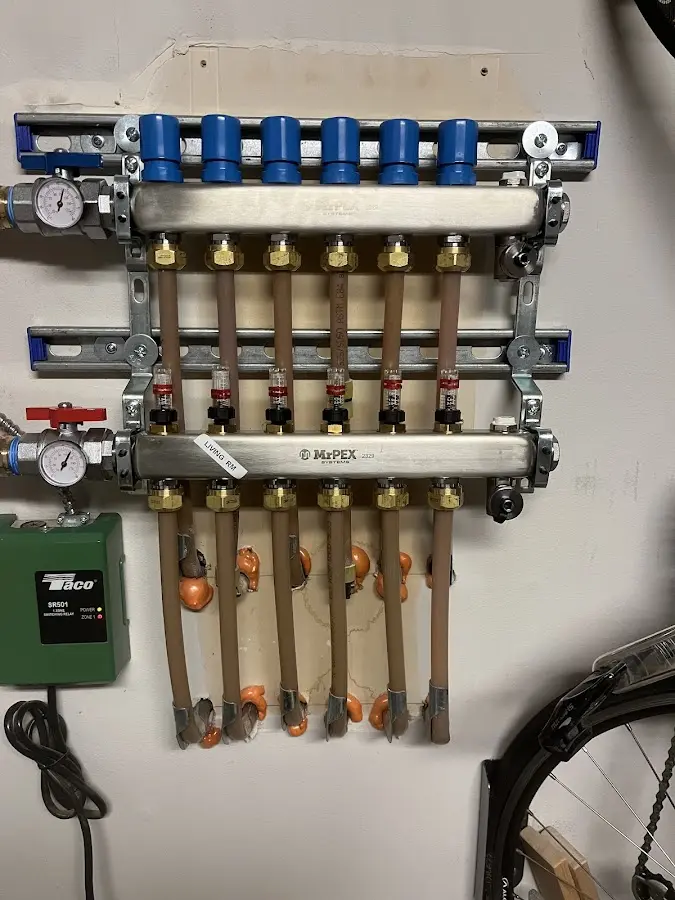 Plumber performing Gas Leak Detection at a residential property in Woodhaven